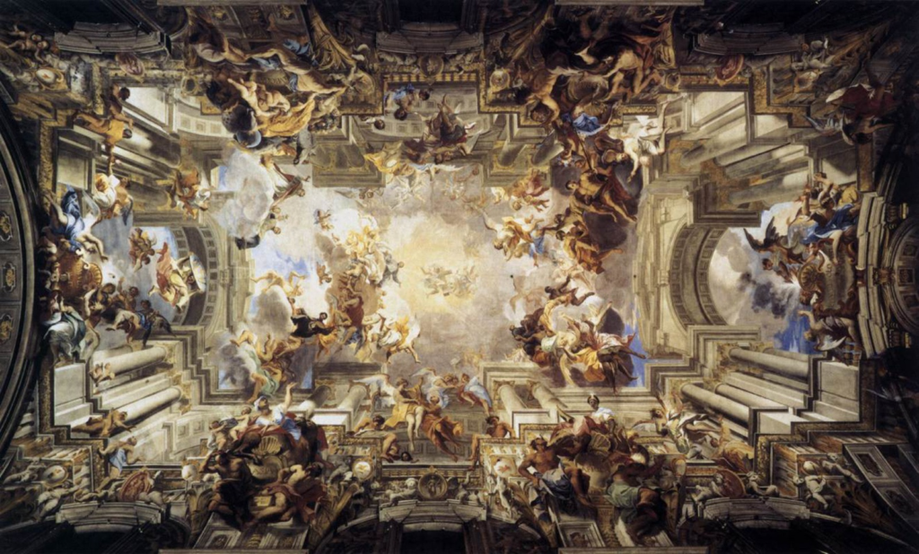 Andrea Pozzo, Gloria di Sant’Ignazio 1691-1694