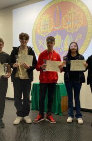 Premiazione dei Giochi Matematici 2023